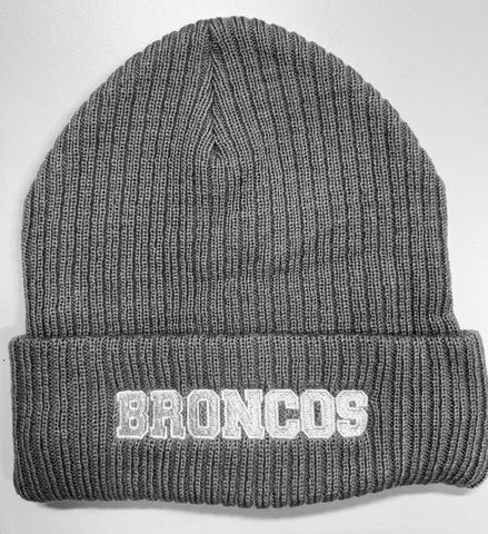 Broncos Beanie Hat(Grey)