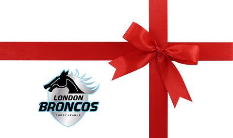 London Broncos Gift E-Card